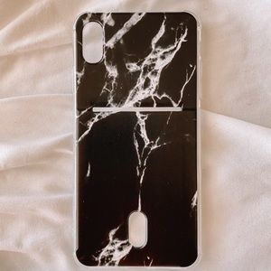 Black Marble iPhone XS Max Case